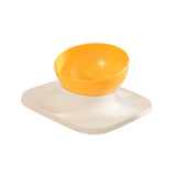 Maxbell Raised Cat Food Bowl Water Drinking Bowl Pet Feeder Waterer Pet Feeding Bowl Yellow 1 Bowl
