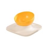 Maxbell Raised Cat Food Bowl Water Drinking Bowl Pet Feeder Waterer Pet Feeding Bowl Yellow 1 Bowl