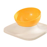 Maxbell Raised Cat Food Bowl Water Drinking Bowl Pet Feeder Waterer Pet Feeding Bowl Yellow 1 Bowl