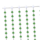 Maxbell St. Patricks Day Shamrock String Lights with Remote Control for Patio Yard 100 Lights