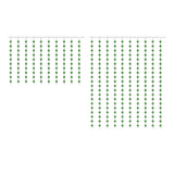 Maxbell St. Patricks Day Shamrock String Lights with Remote Control for Patio Yard 100 Lights