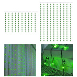 Maxbell St. Patricks Day Shamrock String Lights with Remote Control for Patio Yard 100 Lights