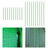 Maxbell St. Patricks Day Shamrock String Lights with Remote Control for Patio Yard 100 Lights