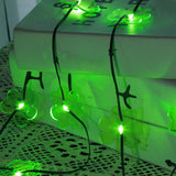 Maxbell St. Patricks Day Shamrock String Lights with Remote Control for Patio Yard 100 Lights