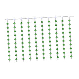 Maxbell St. Patricks Day Shamrock String Lights with Remote Control for Patio Yard 100 Lights