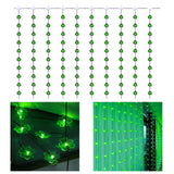 Maxbell St. Patricks Day Shamrock String Lights with Remote Control for Patio Yard 100 Lights