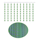Maxbell St. Patricks Day Shamrock String Lights with Remote Control for Patio Yard 100 Lights