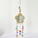 Maxbell Hens Chicken Mirror Toy with Bell Holder Chicken Xylophone Toy for Roosters 139g