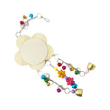 Maxbell Hens Chicken Mirror Toy with Bell Holder Chicken Xylophone Toy for Roosters 139g