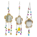 Maxbell Hens Chicken Mirror Toy with Bell Holder Chicken Xylophone Toy for Roosters 139g