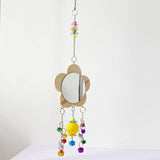 Maxbell Hens Chicken Mirror Toy with Bell Holder Chicken Xylophone Toy for Roosters 129g