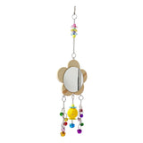 Maxbell Hens Chicken Mirror Toy with Bell Holder Chicken Xylophone Toy for Roosters 129g