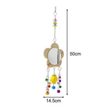 Maxbell Hens Chicken Mirror Toy with Bell Holder Chicken Xylophone Toy for Roosters 129g