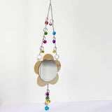 Maxbell Hens Chicken Mirror Toy with Bell Holder Chicken Xylophone Toy for Roosters 113g