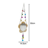 Maxbell Hens Chicken Mirror Toy with Bell Holder Chicken Xylophone Toy for Roosters 113g