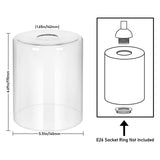 Maxbell Glass Lamp Shade E26 Decoration Glass Shade for Chandelier Lighting Bar