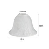 Maxbell Modern Glass Lamp Shade Desk Lamp Lampshade for Dining Room Restaurant