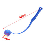 Maxbell Pet Ball Thrower Outdoor Dog Throwing Stick for Medium Large Dogs Blue