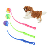 Maxbell Pet Ball Thrower Outdoor Dog Throwing Stick for Medium Large Dogs Blue