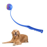 Maxbell Pet Ball Thrower Outdoor Dog Throwing Stick for Medium Large Dogs Blue