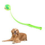 Maxbell Pet Ball Thrower Outdoor Dog Throwing Stick for Medium Large Dogs Green