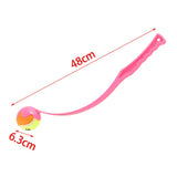 Maxbell Pet Ball Thrower Outdoor Dog Throwing Stick for Medium Large Dogs Pink