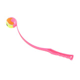 Maxbell Pet Ball Thrower Outdoor Dog Throwing Stick for Medium Large Dogs Pink
