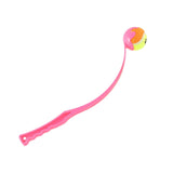 Maxbell Pet Ball Thrower Outdoor Dog Throwing Stick for Medium Large Dogs Pink