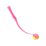 Maxbell Pet Ball Thrower Outdoor Dog Throwing Stick for Medium Large Dogs Pink