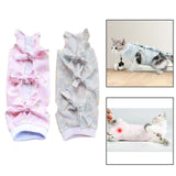 Maxbell Cat Recovery Suit Clothes Breathable for Indoor Cats Dogs Home pink