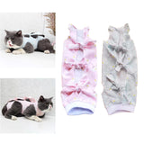 Maxbell Cat Recovery Suit Clothes Breathable for Indoor Cats Dogs Home pink