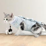 Maxbell Cat Recovery Suit Clothes Breathable for Indoor Cats Dogs Home pink