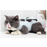 Maxbell Cat Recovery Suit Clothes Breathable for Indoor Cats Dogs Home pink