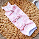 Maxbell Cat Recovery Suit Clothes Breathable for Indoor Cats Dogs Home pink