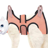 Maxbell Cat Grooming Hammock Helper Harness Restraint Towel Bag for Nursing Washing XS  Pink