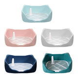 Maxbell Dog Potty Tray with Removable Post Size 40x36x14cm Dog Training Toilet Sky Blue
