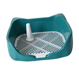 Maxbell Dog Potty Tray with Removable Post Size 40x36x14cm Dog Training Toilet Green