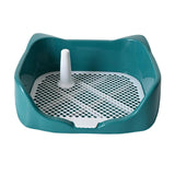 Maxbell Dog Potty Tray with Removable Post Size 40x36x14cm Dog Training Toilet Green