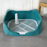 Maxbell Dog Potty Tray with Removable Post Size 40x36x14cm Dog Training Toilet Green