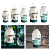 Maxbell Pigeon Water Dispenser Feeder Bird Feeding Drinker for Parrot Dove Parakeet 2L Gray 27cmx17.5cm
