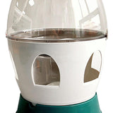 Maxbell Pigeon Water Dispenser Feeder Bird Feeding Drinker for Parrot Dove Parakeet 2L Gray 27cmx17.5cm