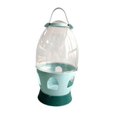 Maxbell Pigeon Water Dispenser Feeder Bird Feeding Drinker for Parrot Dove Parakeet 4L Green 32.5cmx21cm