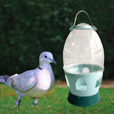 Maxbell Pigeon Water Dispenser Feeder Bird Feeding Drinker for Parrot Dove Parakeet 4L Green 32.5cmx21cm