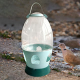 Maxbell Pigeon Water Dispenser Feeder Bird Feeding Drinker for Parrot Dove Parakeet 4L Green 32.5cmx21cm