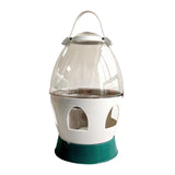 Maxbell Pigeon Water Dispenser Feeder Bird Feeding Drinker for Parrot Dove Parakeet 4L Gray 32.5cmx21cm