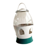 Maxbell Pigeon Water Dispenser Feeder Bird Feeding Drinker for Parrot Dove Parakeet 4L Gray 32.5cmx21cm