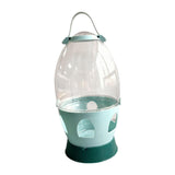 Maxbell Pigeon Water Dispenser Feeder Bird Feeding Drinker for Parrot Dove Parakeet 6L Green 38.5cmx21cm