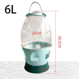 Maxbell Pigeon Water Dispenser Feeder Bird Feeding Drinker for Parrot Dove Parakeet 6L Green 38.5cmx21cm
