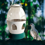 Maxbell Pigeon Water Dispenser Feeder Bird Feeding Drinker for Parrot Dove Parakeet 6L Gray 38.5cmx21cm