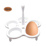 Maxbell 2x Egg Steam Rack for Steam Pot Container Holder Eggs Cooker for Kitchen